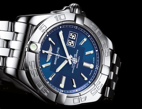 breitling galactic stainless steel mens watch|breitling reproduction watches for men.